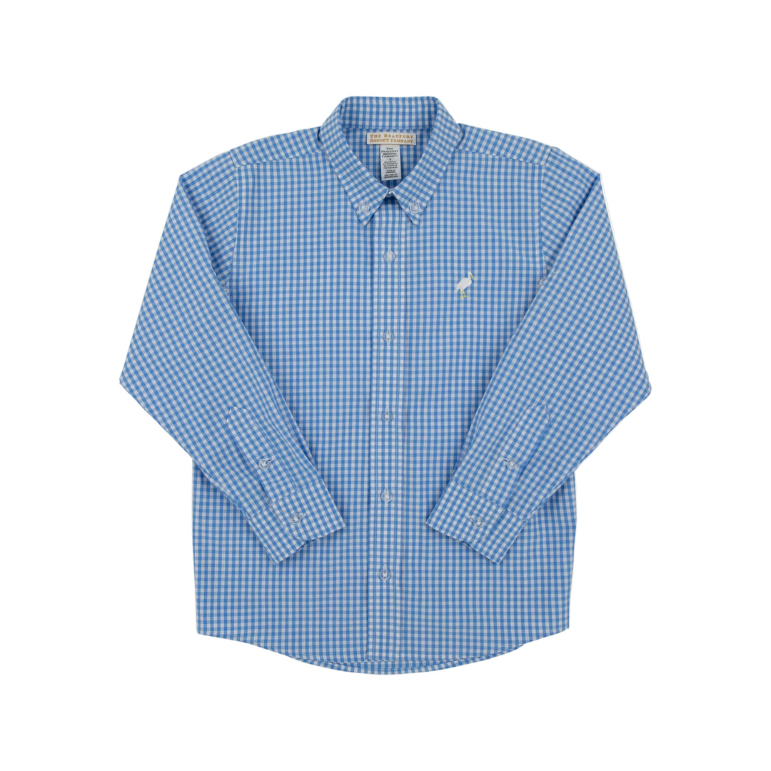 tbbc Dean's List Dress Shirt Rolled Sleeves - Sunrise Blvd Blue