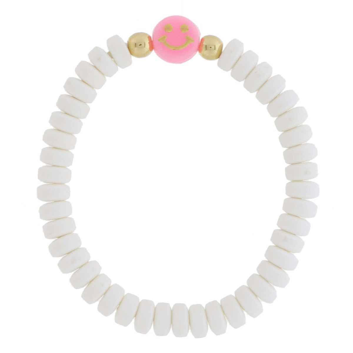 Bracelet - Made You Smile - White