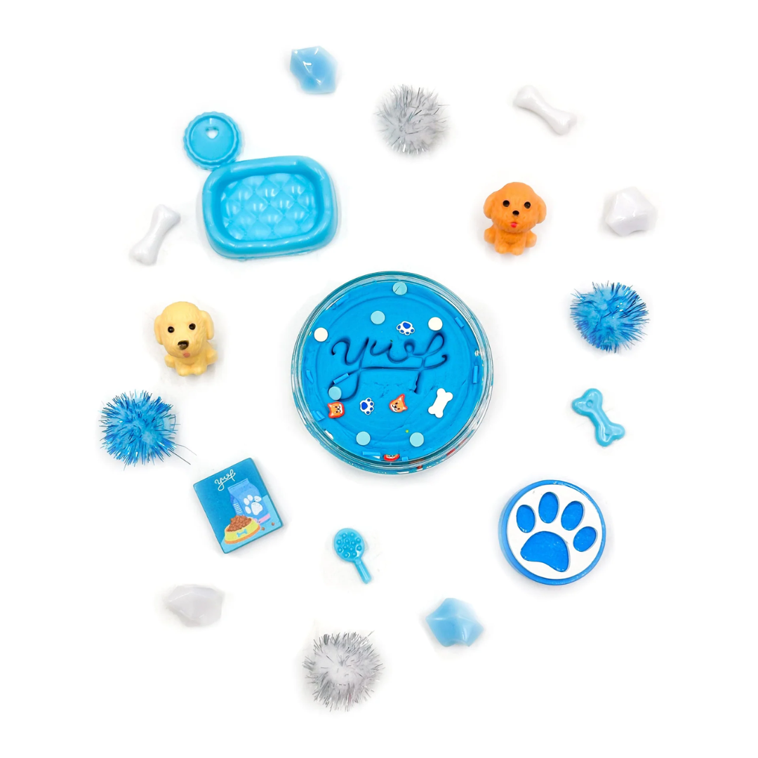 Grab &amp; Go Dough Jar - Blue Pet Shop