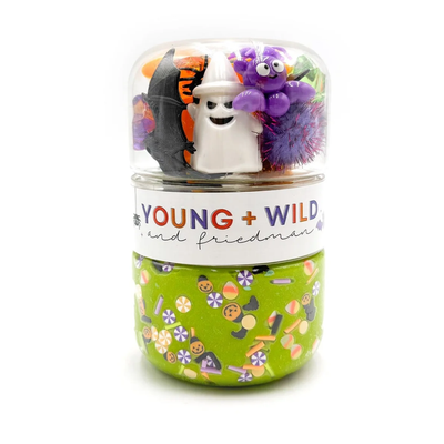 young wild + friedman sensory Grab & Go Dough Jar - Halloween