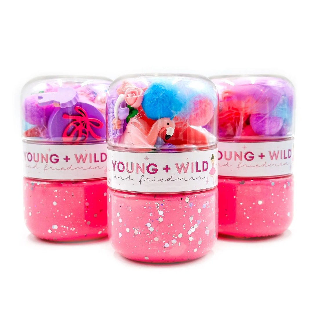 young wild and friedman Grab & Go Dough Jar - Ballet dance recital