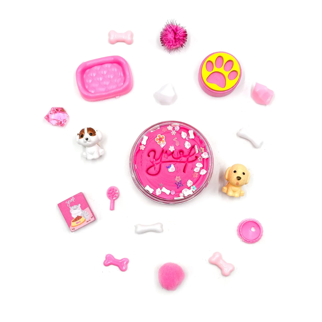 Grab &amp; Go Dough Jar - Pink Pet Shop