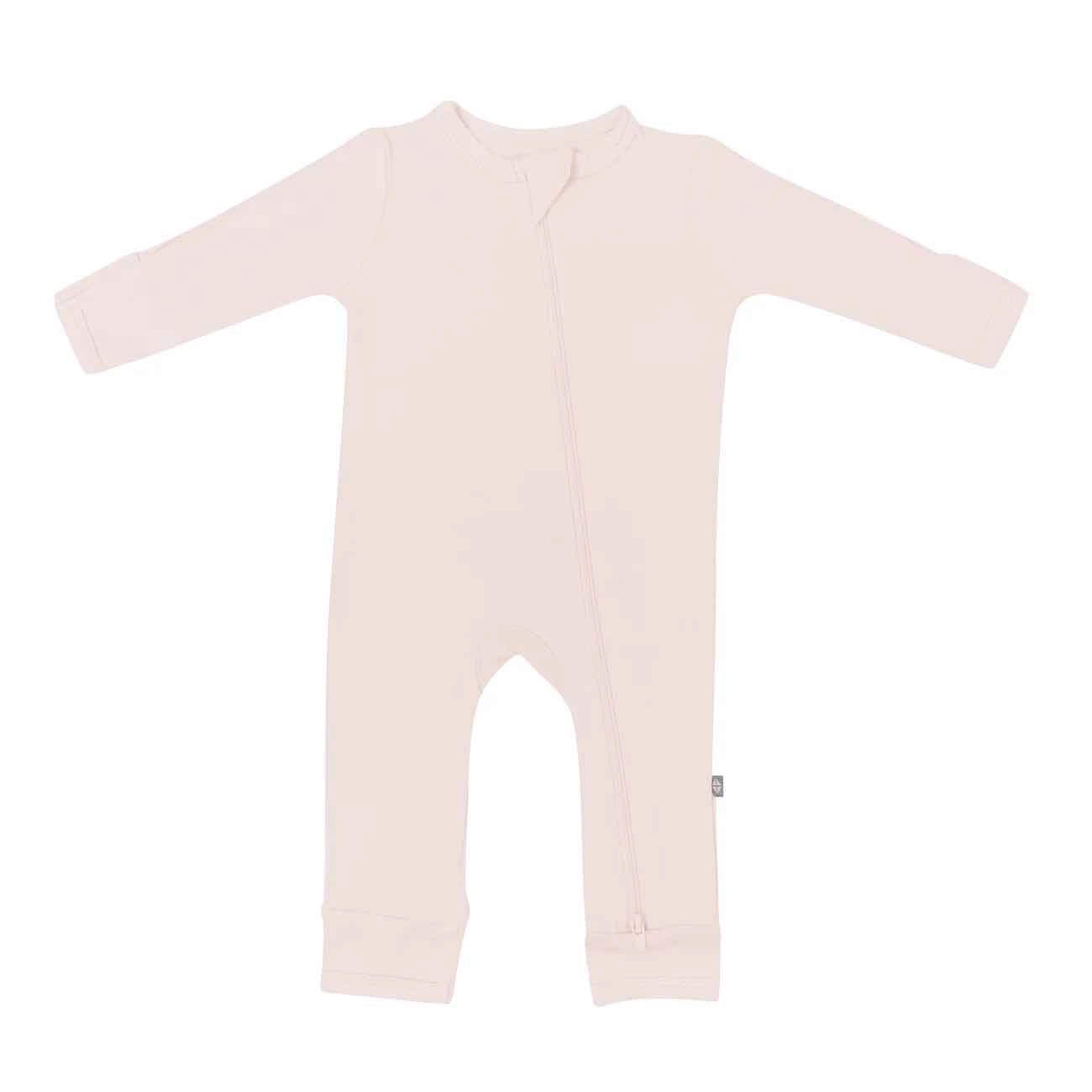 Zippered Romper - Blush