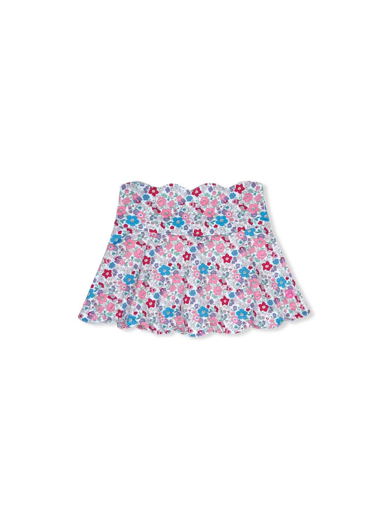 Zoe Scallop Skort - Bloomberry Floral