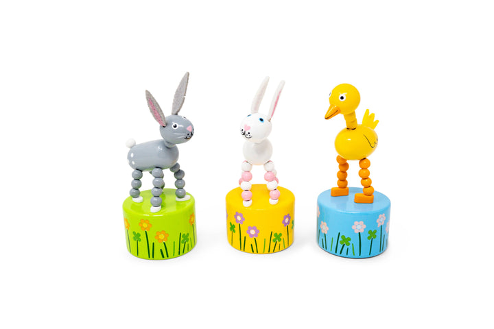 Duck &amp; Bunny Push Puppet
