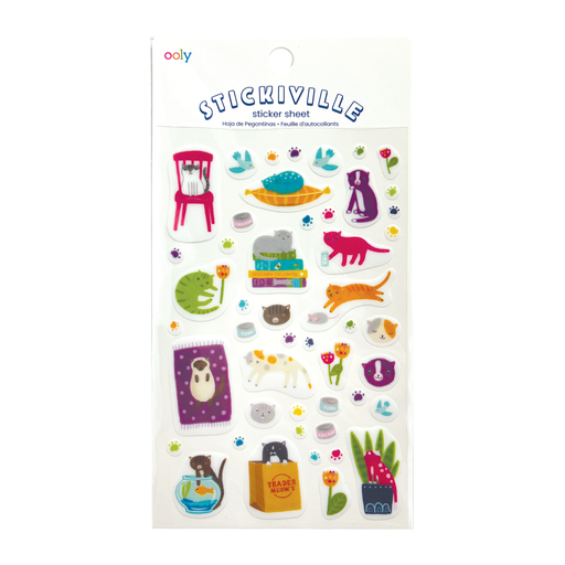 Stickiville Standard - Quirky Cats (Clear Vinyl)