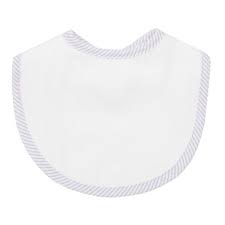 3 Marthas Seersucker Stripe Pique Medium Bib