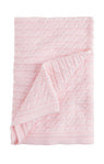 Little English Cable Knit Blanket