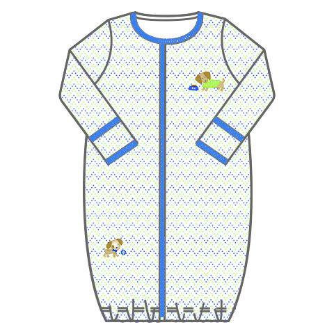 Magnolia Baby Embroidered Converter Gown