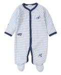 kissy footie blue plane high flyers