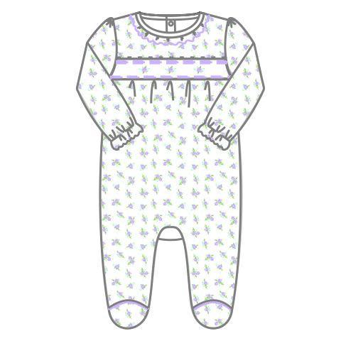 Magnolia Baby Smocked Footie