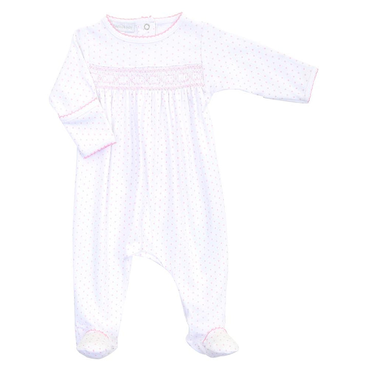 Magnolia Baby Smocked Footie