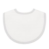 3 Marthas Seersucker Stripe Pique Medium Bib