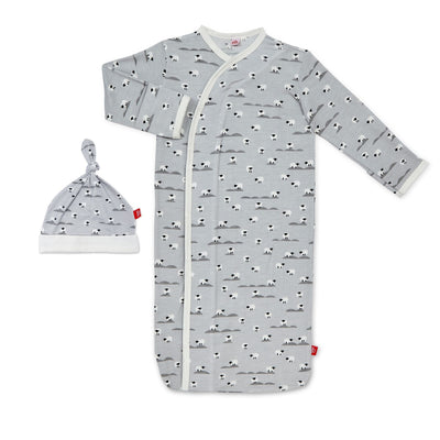 Magnetic Me Sack Gown and Hat Set