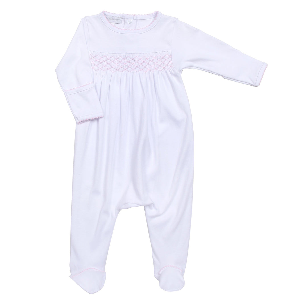 Magnolia Baby Smocked Footie