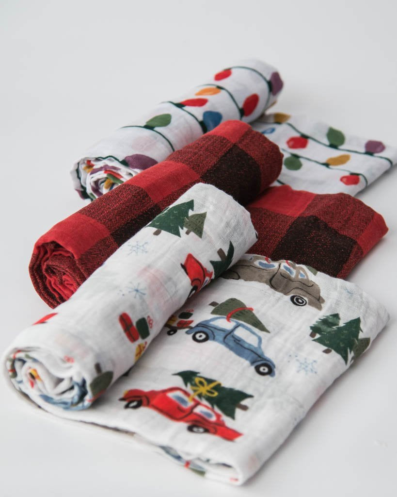 Little Unicorn Cotton Muslin Swaddle 3 Pack