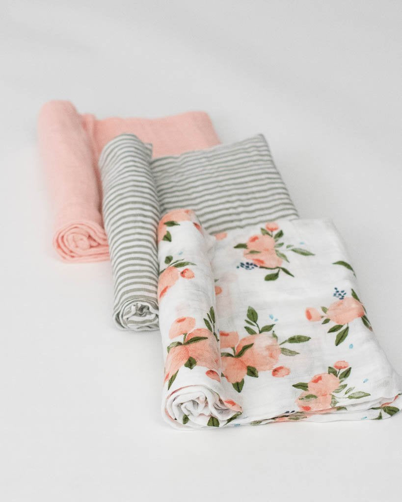 Little Unicorn Cotton Muslin Swaddle 3 Pack