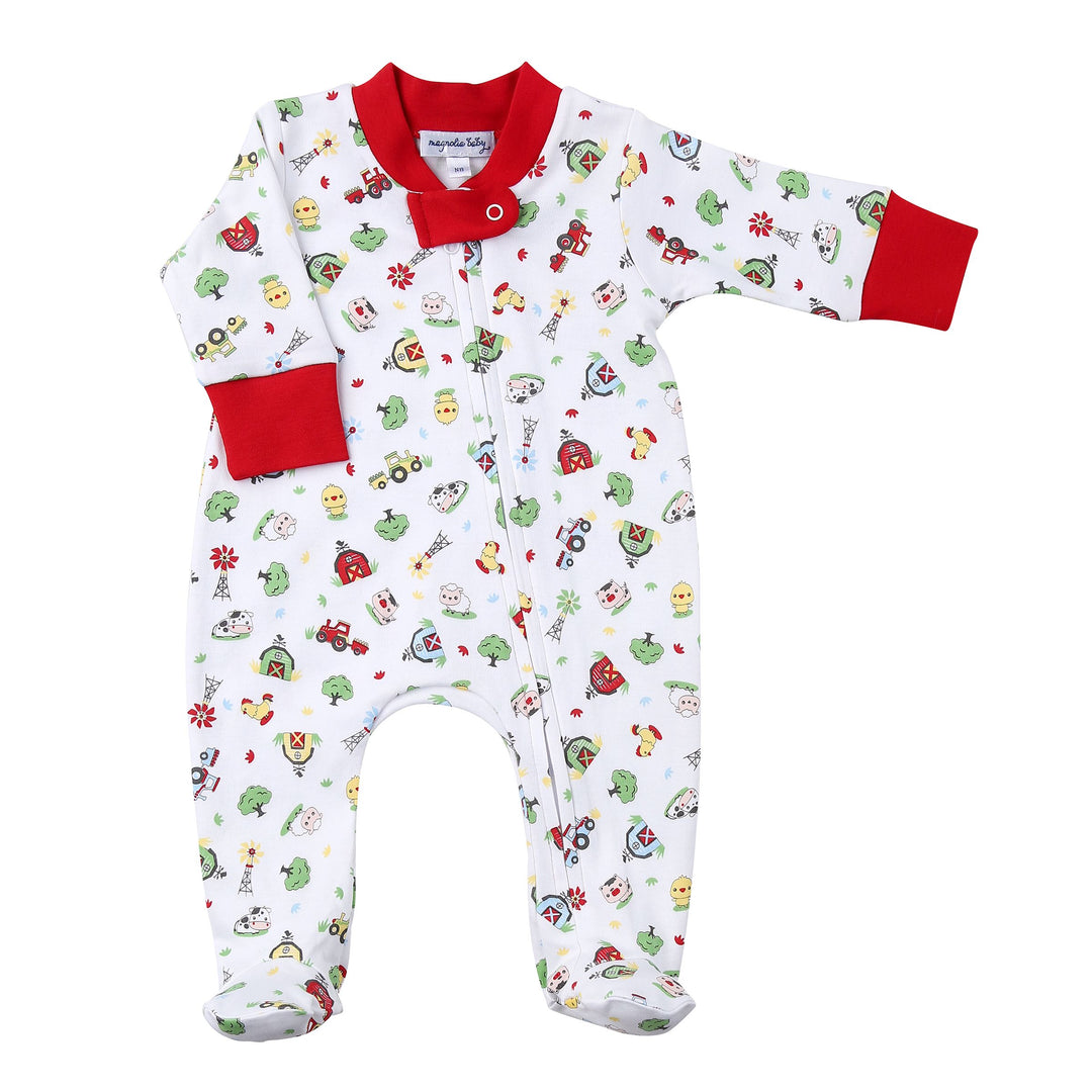Magnolia Baby Zipped Footie